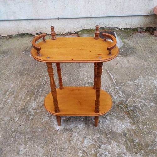 Granny's wooden auxiliary table used