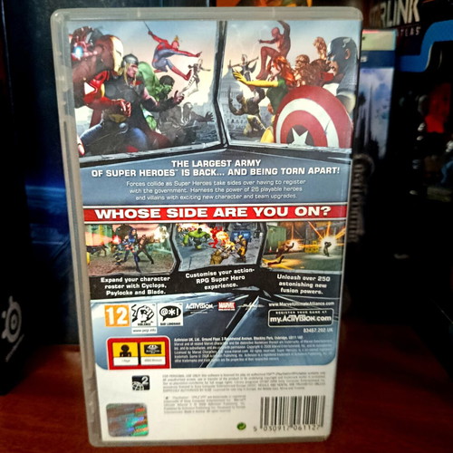 Marvel Ultimate Alliance 2 PSP game used, English version