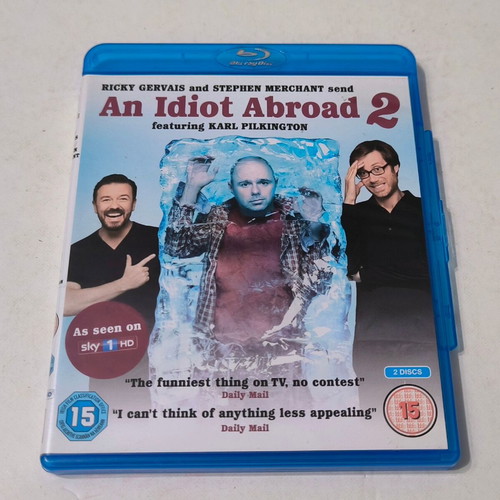 An Idiot Abroad 2 Blu-Ray like new, comedy, TV show