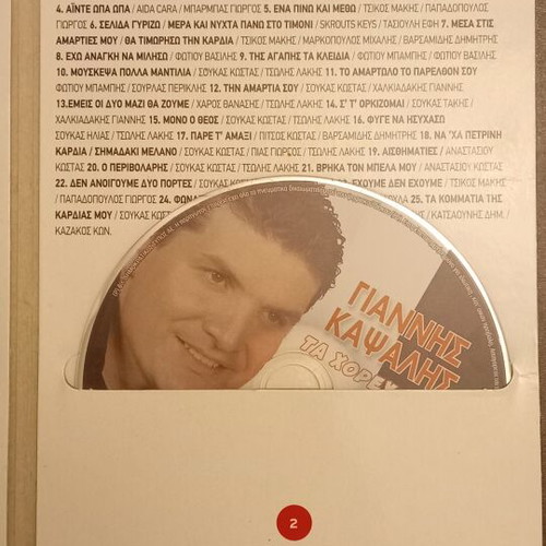 Giannis Kapsalis Ta Horeftika 2CD new, traditional