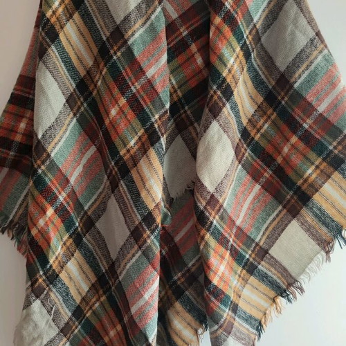 Scarf large square used in excellent condition