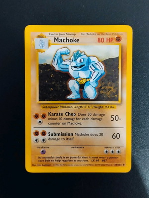Pokemon Card Machoke σε καλή κατάσταση