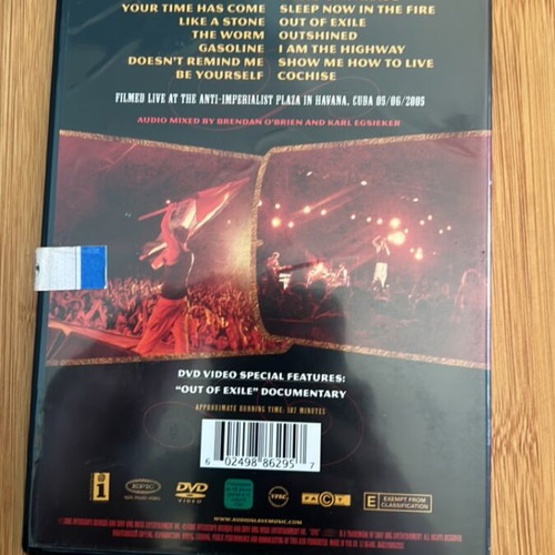 Audioslave Live in Cuba DVD like new
