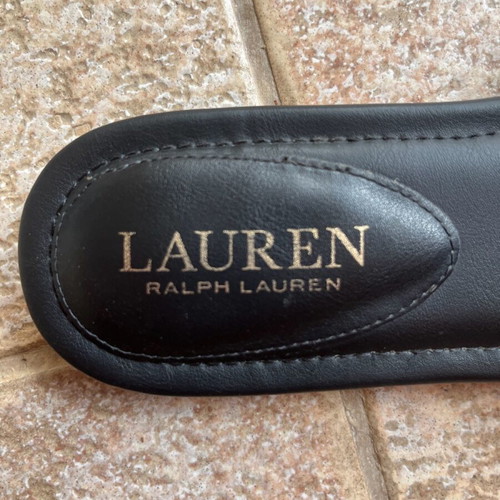 Ralph Lauren Alegra sandals used, size 37.5, black-beige