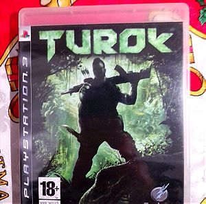 Turok PS3 σε πολύ καλή κατάσταση με το βιβλιαράκι του.