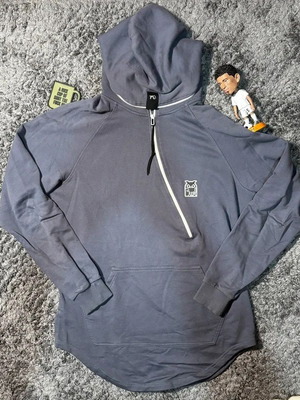 OWL Anthracite Zip Hoodie with Hood, M