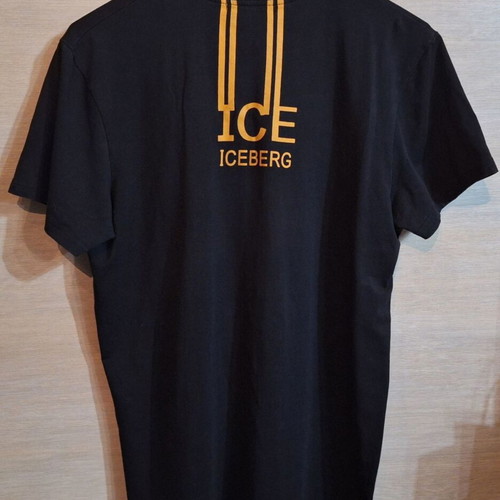 Iceberg vintage collectible T-shirt used, elastic logo front and back