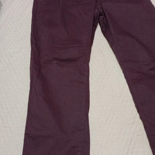 Men's pants like new, burgundy, size S with pockets