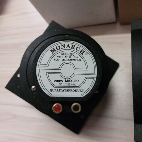 Monacor Speaker Horns 200W Max 8Ω New, Set of 4