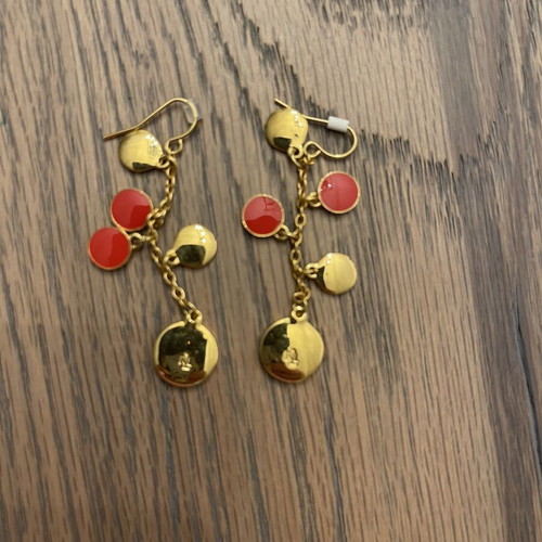 Ralph Lauren earrings, orange