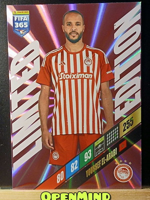 Κάρτα YOUSSEF EL ARABI Limited FIFA 365 2024 Adrenalyn XL Ολυμπιακός καινούργιο