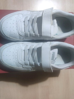 Puma Caven 2.0 kids shoes like new, white, size 35