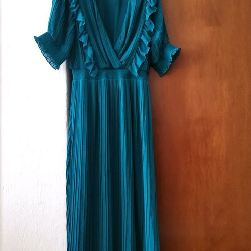 Zara women's dress new, green, size L