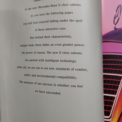 Mercedes-Benz brochure new, 56 pages, 21x29 cm