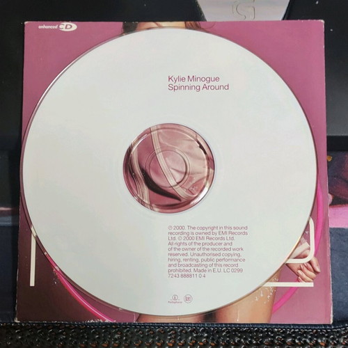 Kylie Minogue Spinning Around CD single used