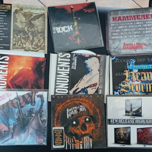 Heavy Metal Compilation CD Collection used, lot of 31