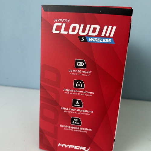 HyperX Cloud III S Wireless headset new, 2.4GHz and Bluetooth