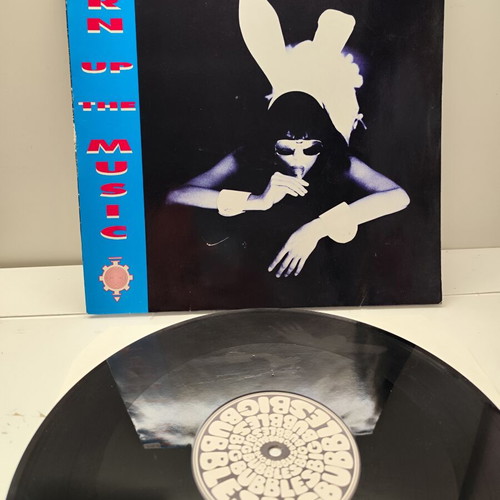 Dr. Baker Turn Up The Music 12" vinyl maxi-single used, 1991 German edition