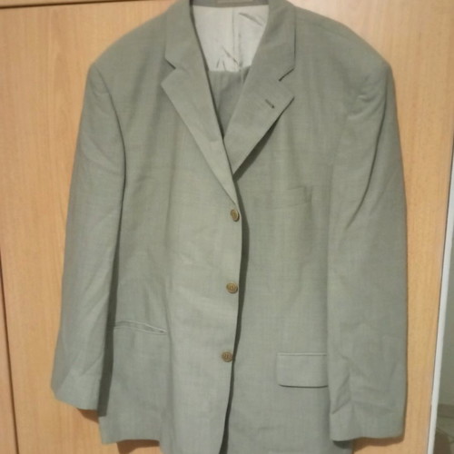 Men's summer suit size 58 used, gray