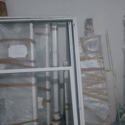 Aluminum balcony doors and window like new