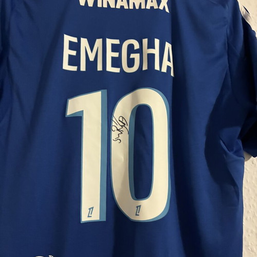 Emanuel Emegha Jersey with Autograph Strasbourg Size M New Authentic