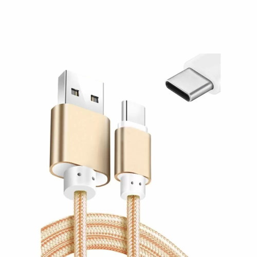 USB Type C charging cable gold 164cm new