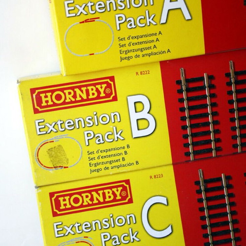 Track Extension Pack A+B+C set of 3 Lima Rivarossi Jouef Thomas Train new