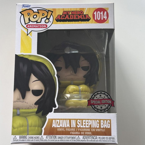 Funko Pop Aizawa in Sleeping Bag vinyl figure like new
