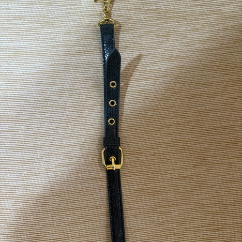 Bag strap green snake skin imitation like new