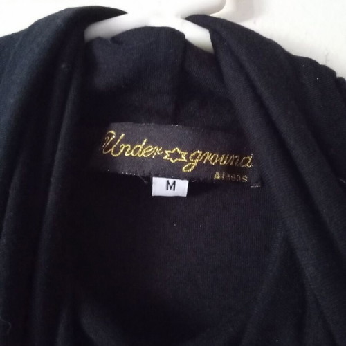 Mini dress Under Ground like new, black and blue
