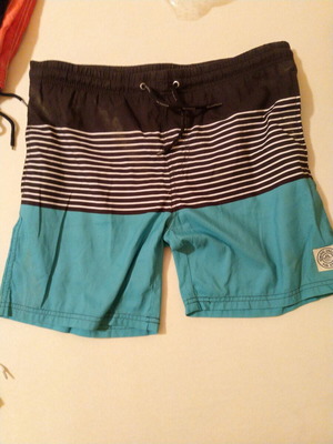 Admiral swim shorts used, medium size, blue multicolor