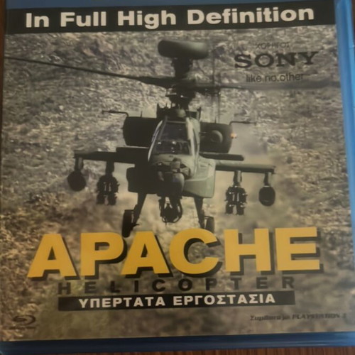 National Geographic Apache helicopter Blu-ray