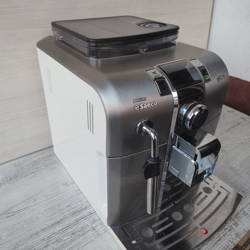 Philips Saeco Syntia Inox automatic coffee machine, stainless steel