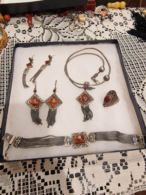 Giannotiko silver jewelry set like new