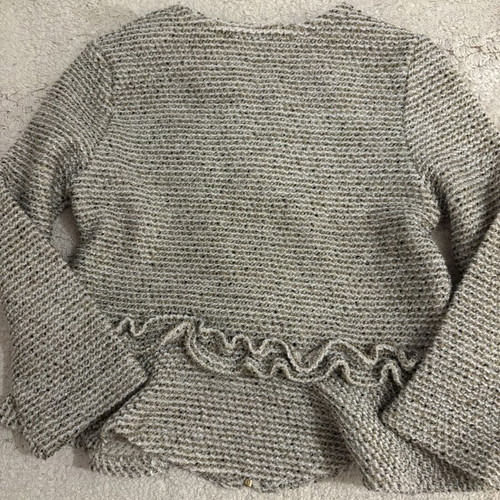 Mayoral cardigan 2 years old like new, beige with gold thread