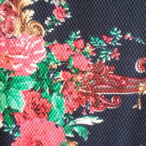 Anel printed short stretch dress like new, multicolor