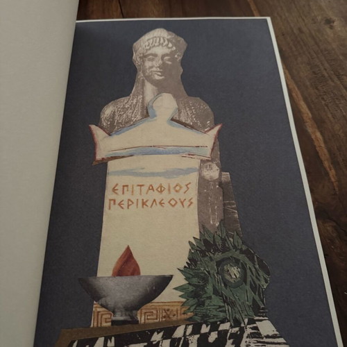 Perikleous Epitafios like new, edition Hellenic Parliament
