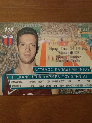 Колекционерска карта Carousel Golden Cards Basketball '98-'99 No203 употребявана