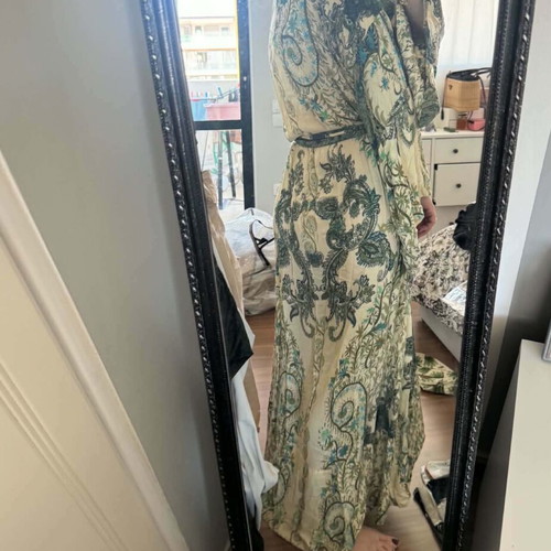 Vassia Kostara kimono dress one size like new, multicolor
