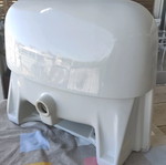 Large wall-mounted sink Ideal Standard