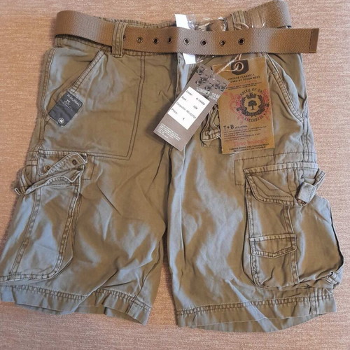 Time Belong Cargo Bermuda Shorts Size 32 New Olive