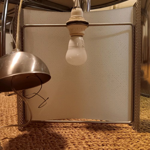 Pendant light inox and sandblasted like new
