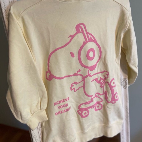 Zara sweatshirt dress used, yellow, size 10 years
