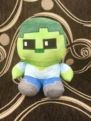 Zombie Minecraft video game new, 22cm