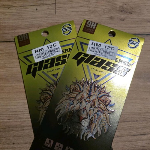 Tempered Glass for Redmi 12C and Compatible Models, Pack of 2, New