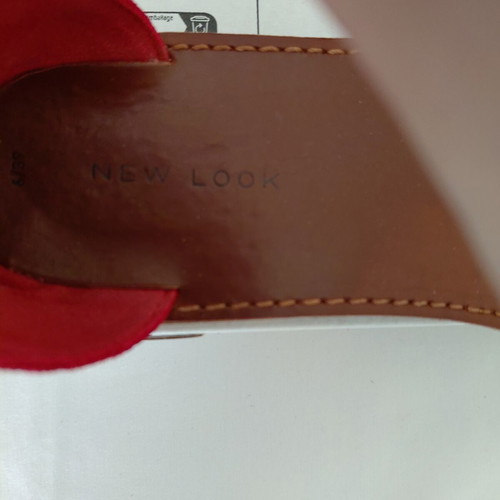 New Look sandals like new, size 39, red