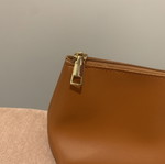 Brown wallet with zipper