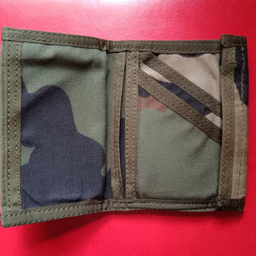 Military wallet camouflage used
