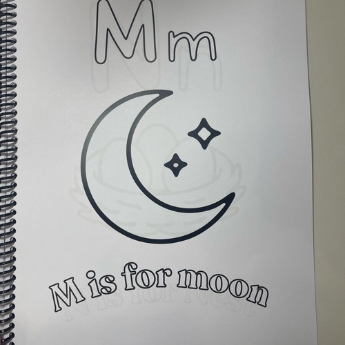 Coloring book with English alphabet new