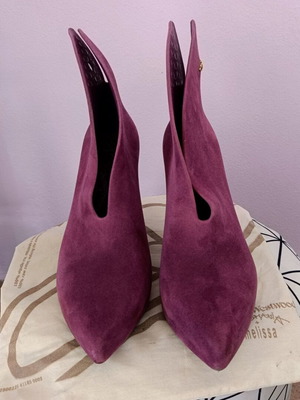 Vivienne Westwood by Melissa ankle boots new, size 38, pink